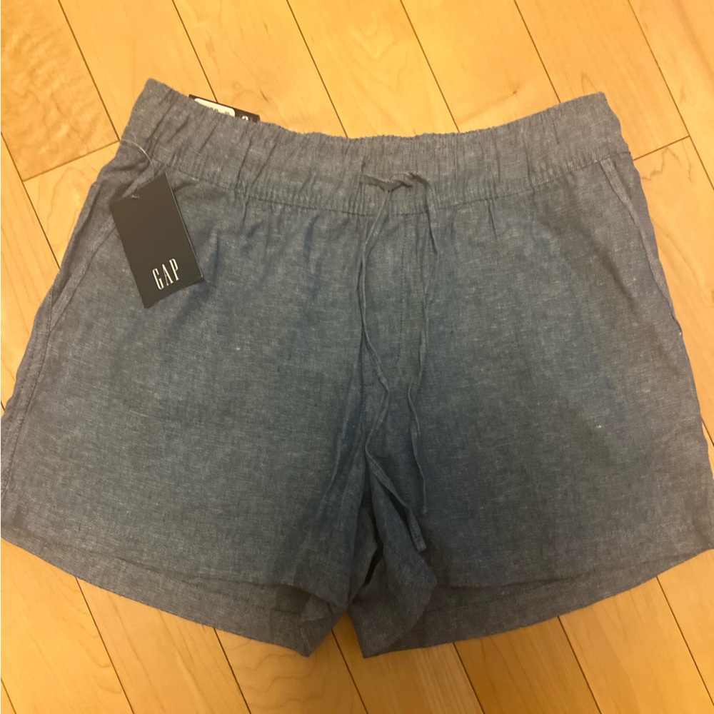 GAP Women's High Waist Chambray Shorts